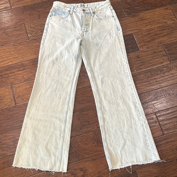 We The Free Light Blue Flare Jeans - Picture 1 of 7